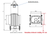 Krbová vložka s výměníkem a zadním přikládáním Kobok TV