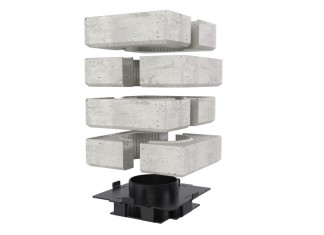 Akumulační sada horní Defro Home Impuls pro kouřovod 150 mm
