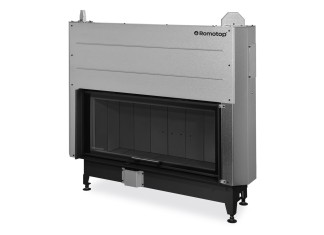 HEAT 3G L 110.50.06 krbová vložka Romotop s výsuvnými dvířky, černý Igniton