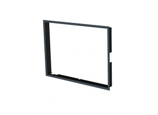 Zazdívací rámeček 1x90 st. černý, hloubka 60 mm