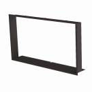 Zazdívací rámeček Bef 1x90 st., hloubka 60 mm, černý